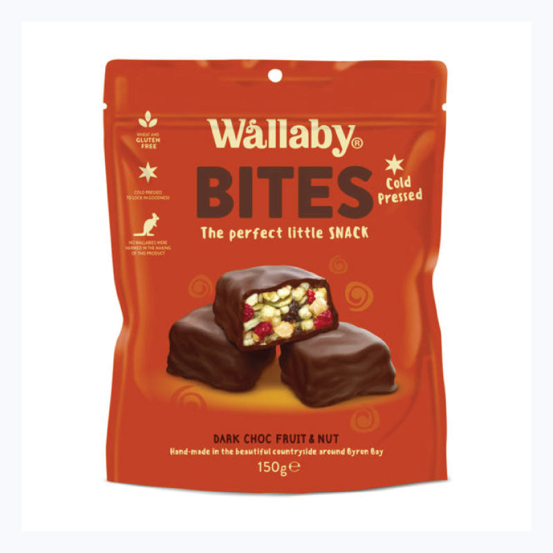 Wallaby Bites Dark Choc Fruit & Nut